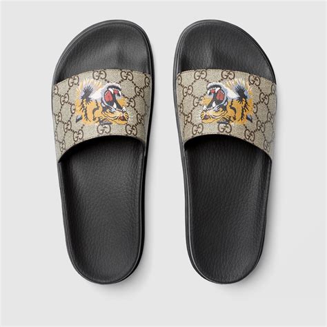 gucci tiger sliders